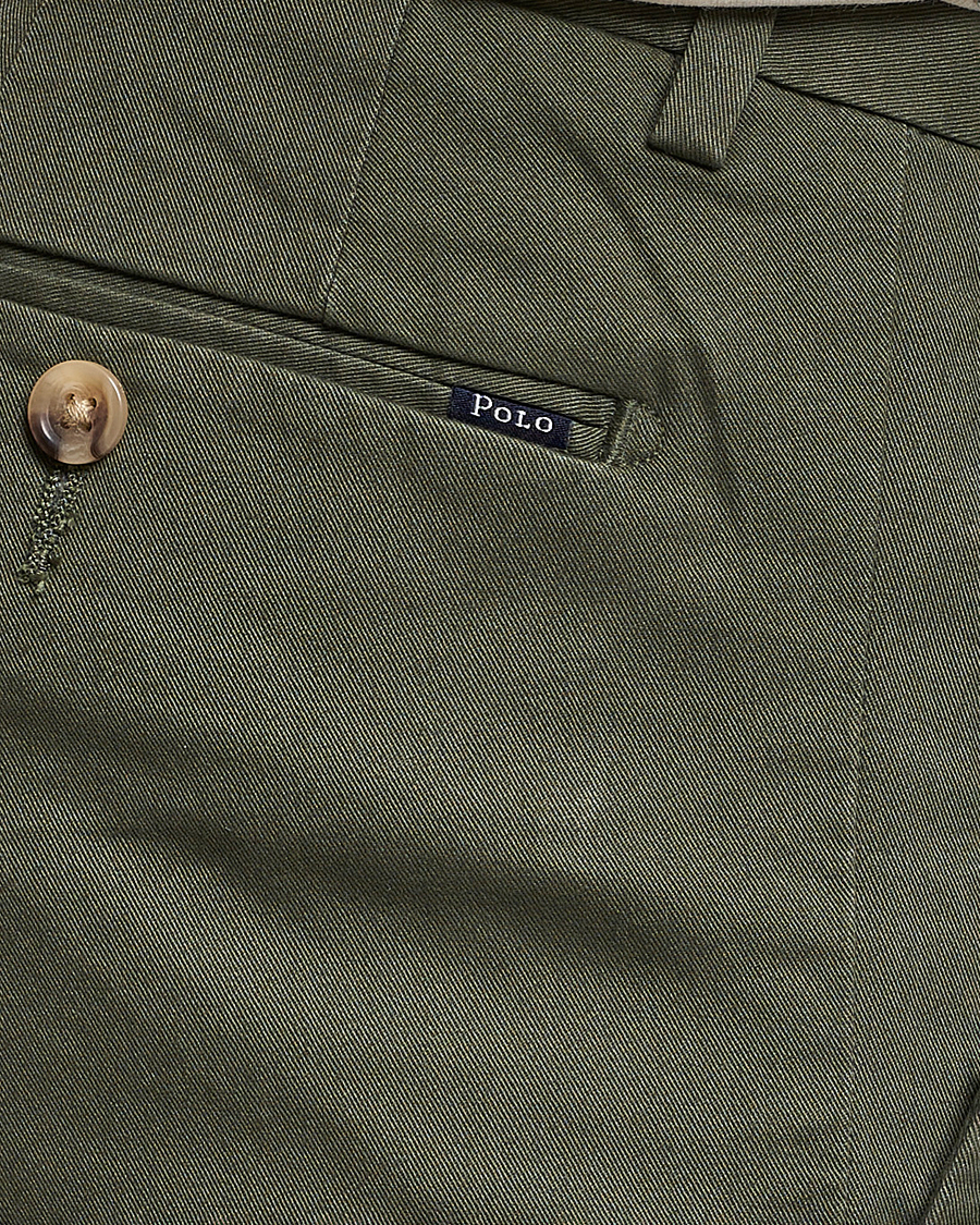 Homme | Shorts | Polo Ralph Lauren | Tailored Slim Fit Shorts Fossil Green