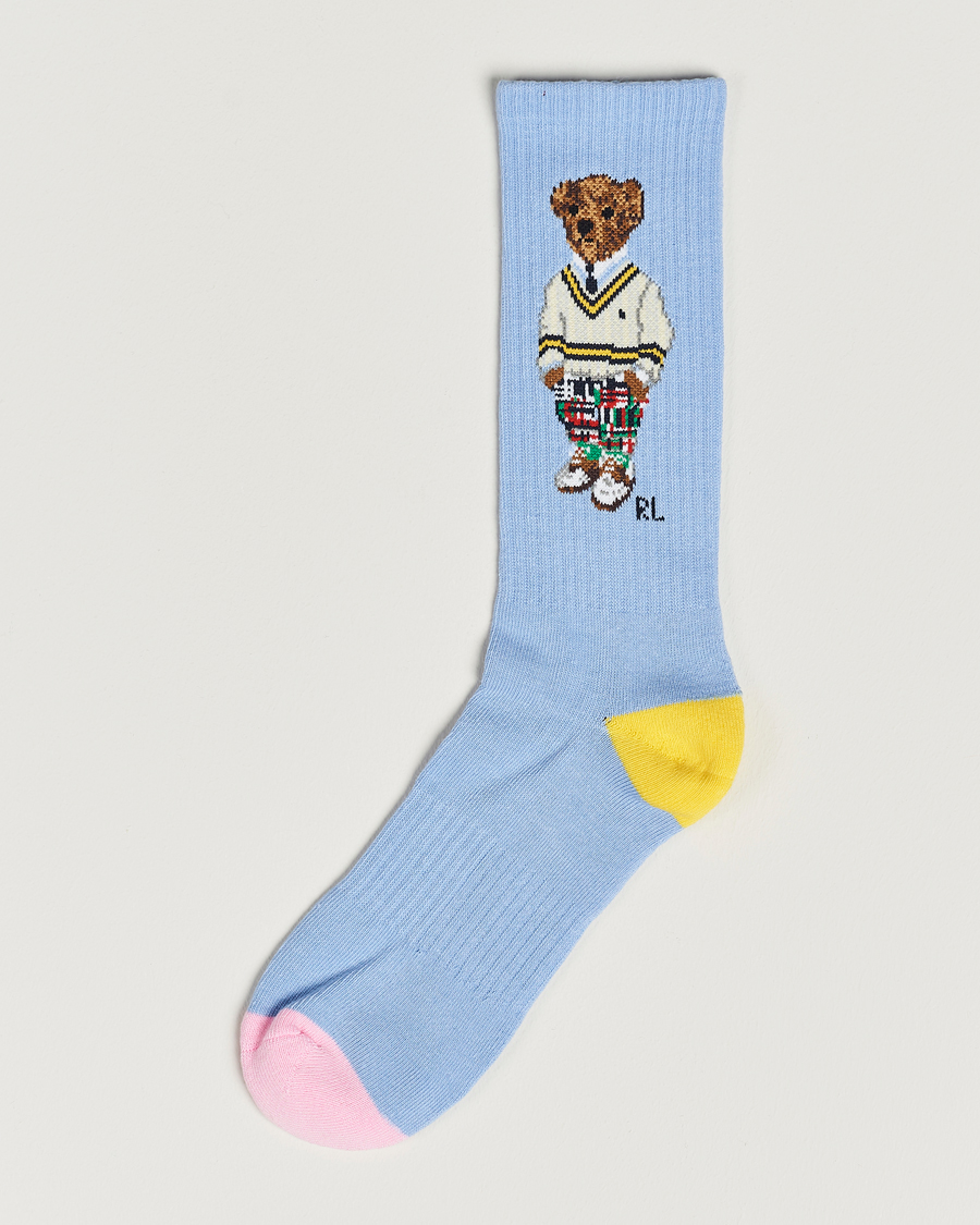 Homme | Sous-Vêtements Et Chaussettes | Polo Ralph Lauren | Cricket Bear Sock Blue Cricket