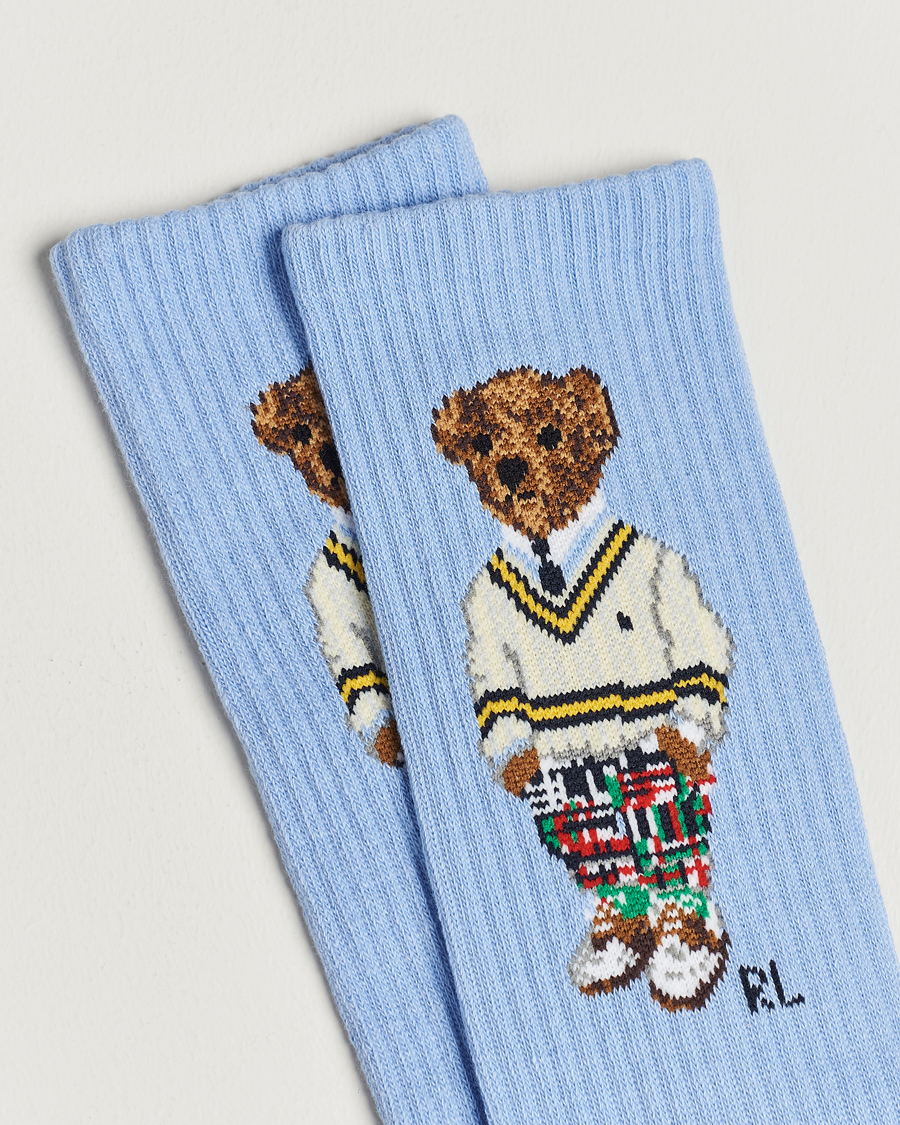 Homme | Sous-Vêtements Et Chaussettes | Polo Ralph Lauren | Cricket Bear Sock Blue Cricket