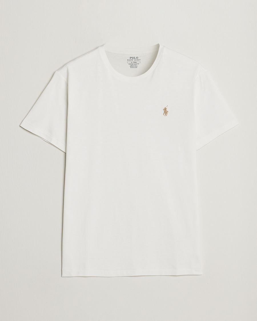 Homme | T-shirts | Polo Ralph Lauren | Crew Neck T-Shirt Deckwash White