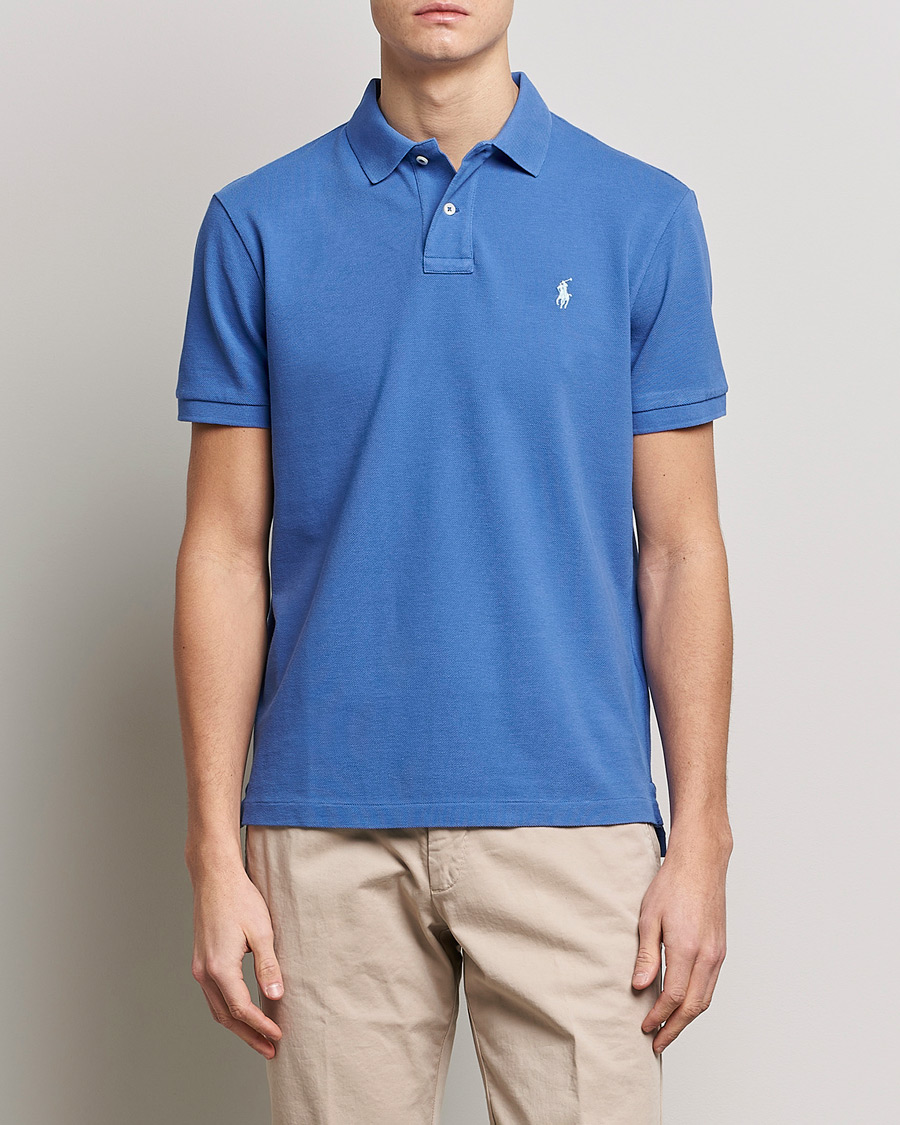 Homme | Polos | Polo Ralph Lauren | Custom Slim Fit Polo Maidstone Blue