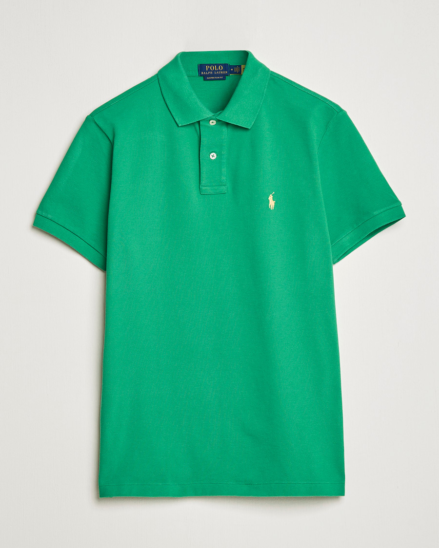 Homme | Polos | Polo Ralph Lauren | Custom Slim Fit Polo Optic Green