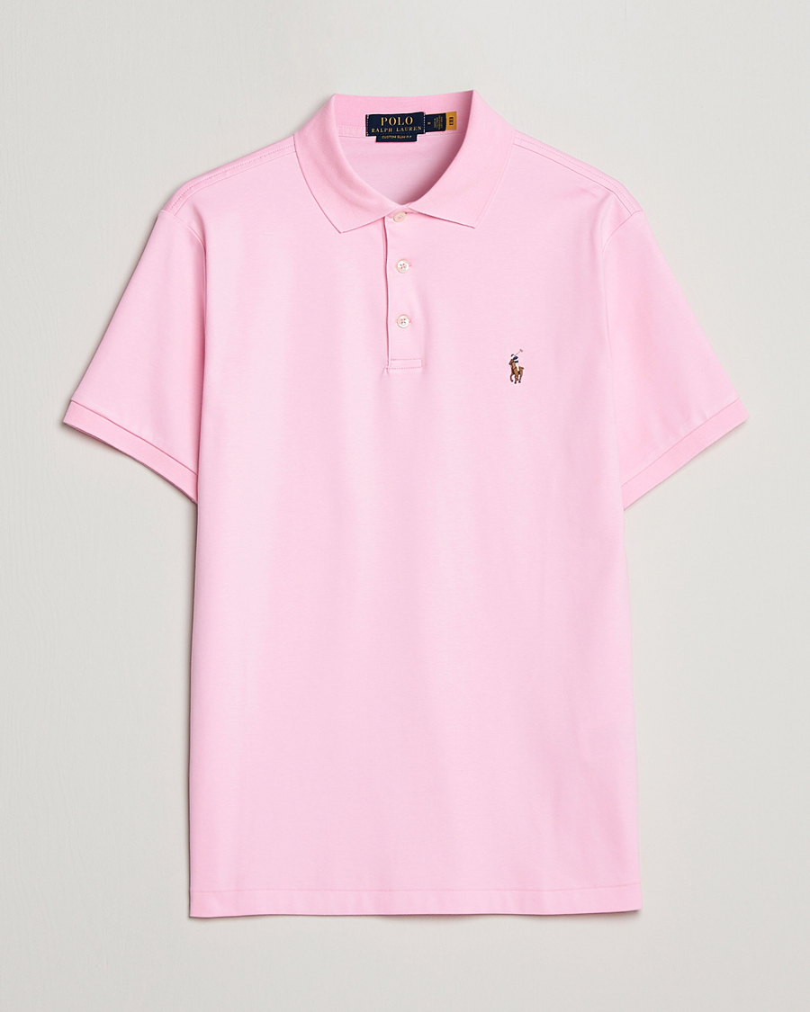 Homme | Polos | Polo Ralph Lauren | Luxury Pima Cotton Polo Carmel Pink