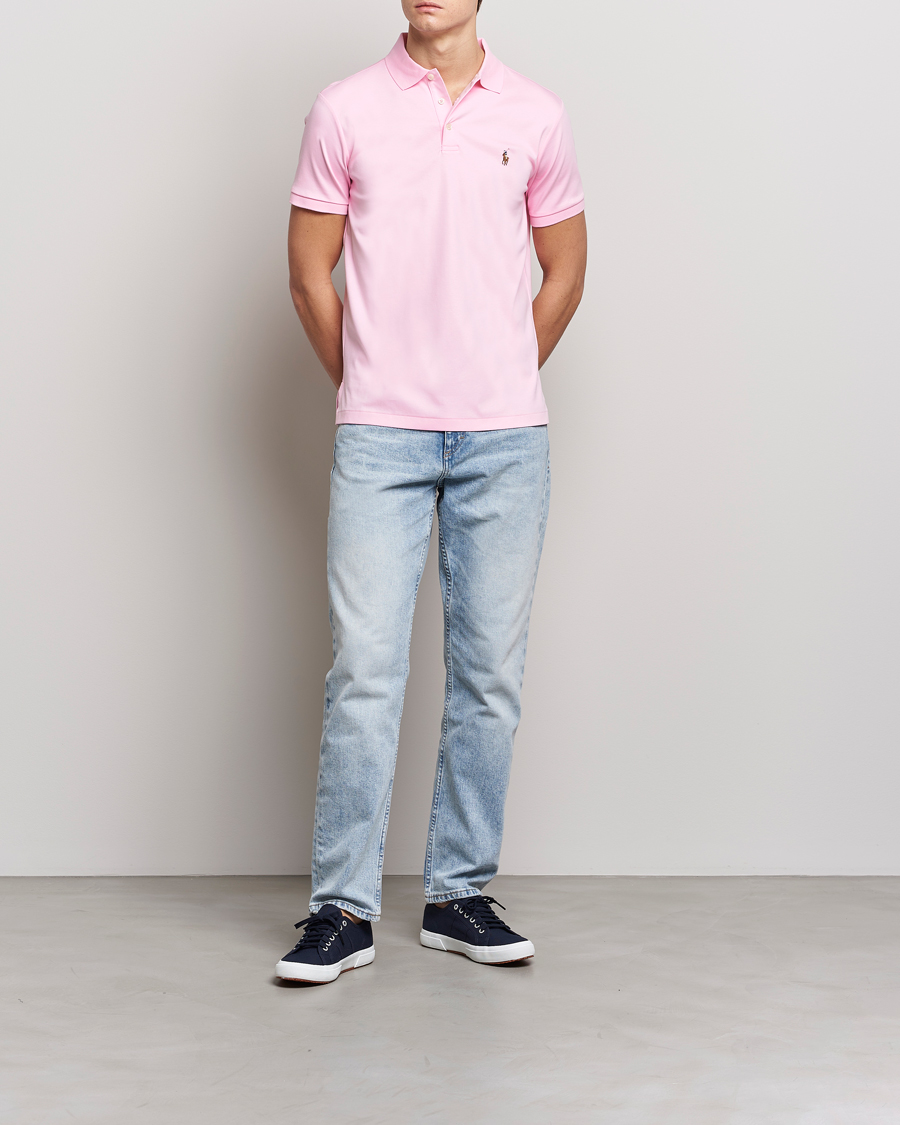 Homme | Polos | Polo Ralph Lauren | Luxury Pima Cotton Polo Carmel Pink