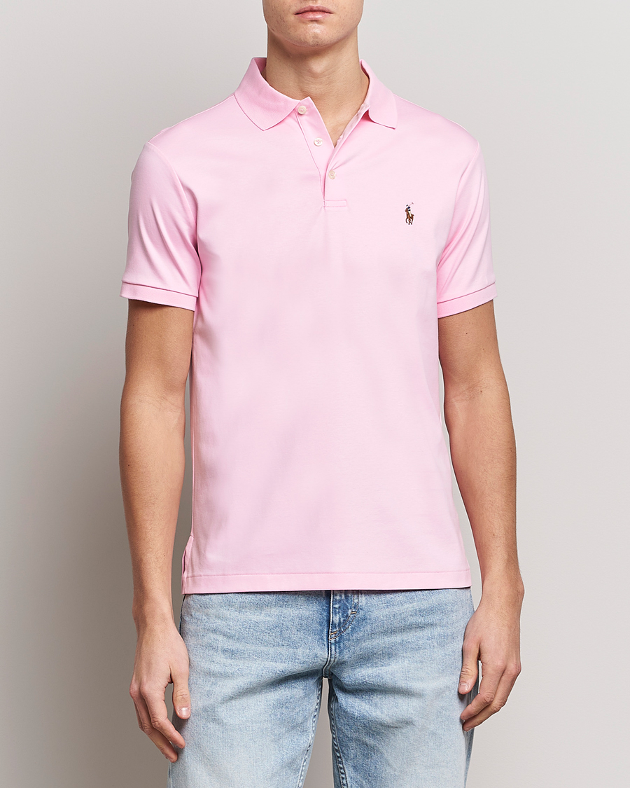 Homme | Polos | Polo Ralph Lauren | Luxury Pima Cotton Polo Carmel Pink