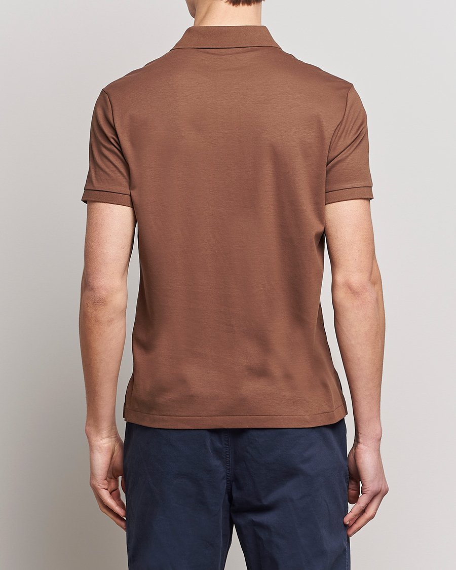 Homme | Polos | Polo Ralph Lauren | Pima Cotton Polo Luggage Brown