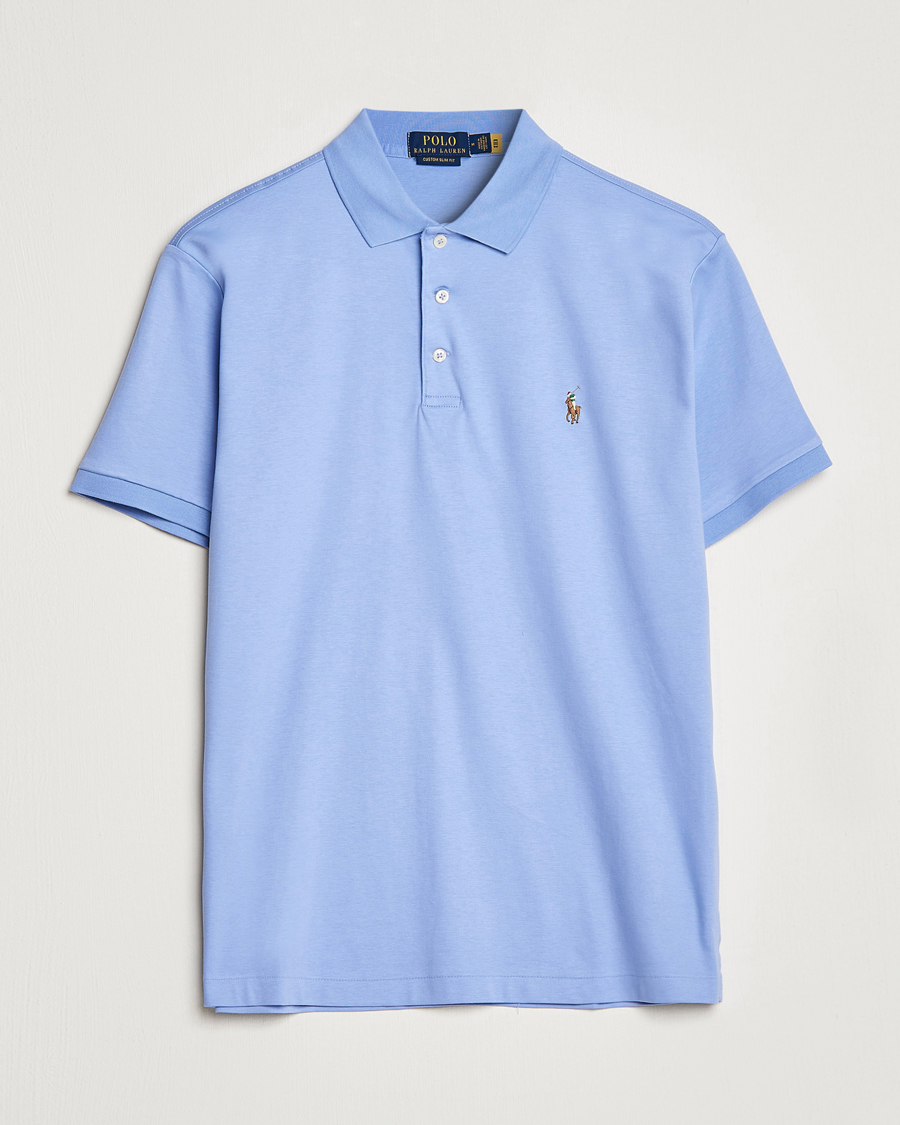 Homme | Polos | Polo Ralph Lauren | Luxury Pima Cotton Polo Lafayette Blue