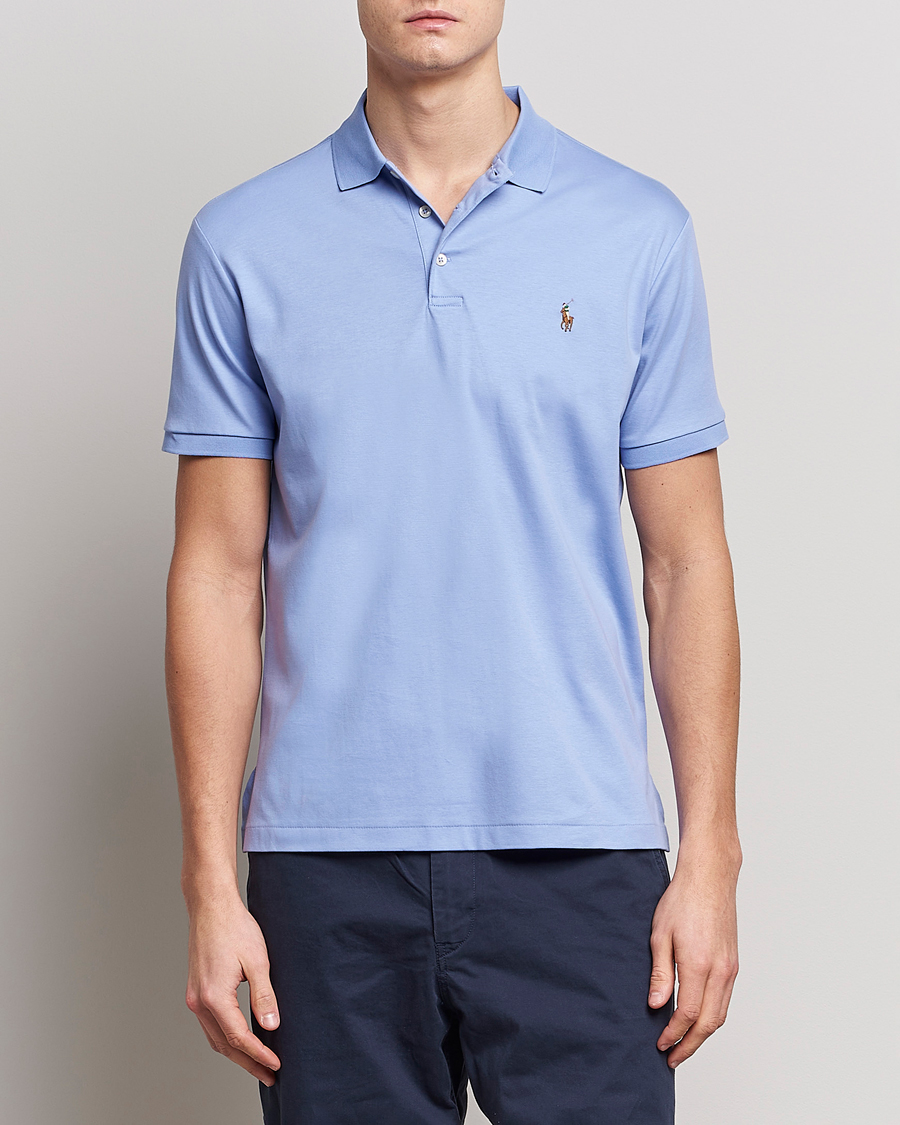 Homme | Polos | Polo Ralph Lauren | Luxury Pima Cotton Polo Lafayette Blue
