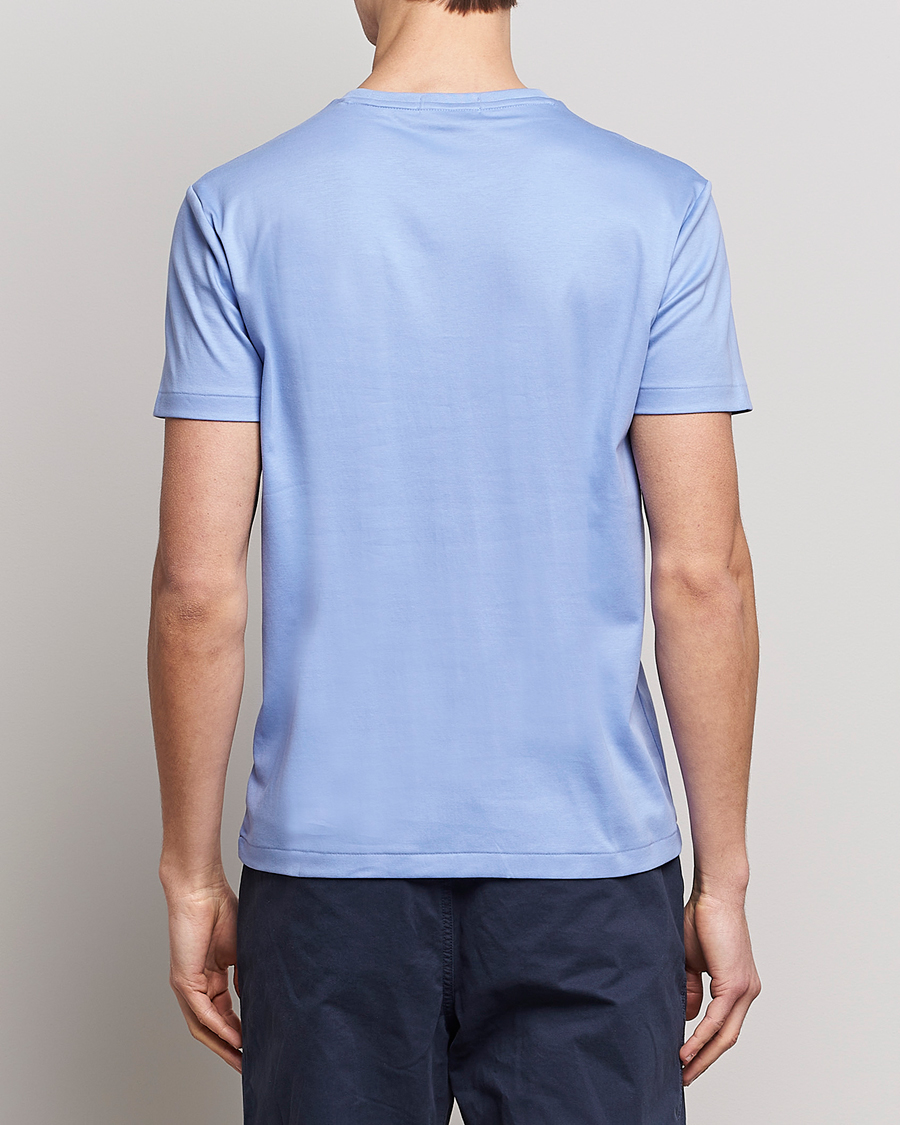 Homme | T-shirts | Polo Ralph Lauren | Luxury Pima Cotton Crew Neck T-Shirt Lafayette Blue