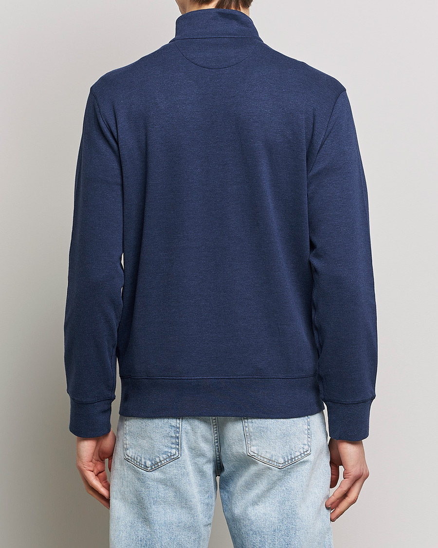 Homme | Pulls Et Tricots | Polo Ralph Lauren | Double Knit Half-Zip Sweater Spring Navy Heather