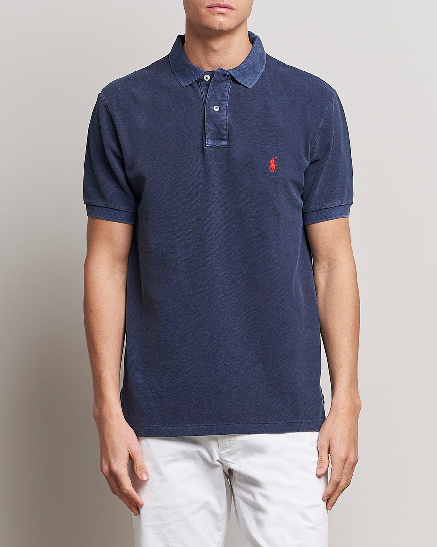 Homme | Polos À Manches Courtes | Polo Ralph Lauren | Heritage Mesh Polo Newport Navy