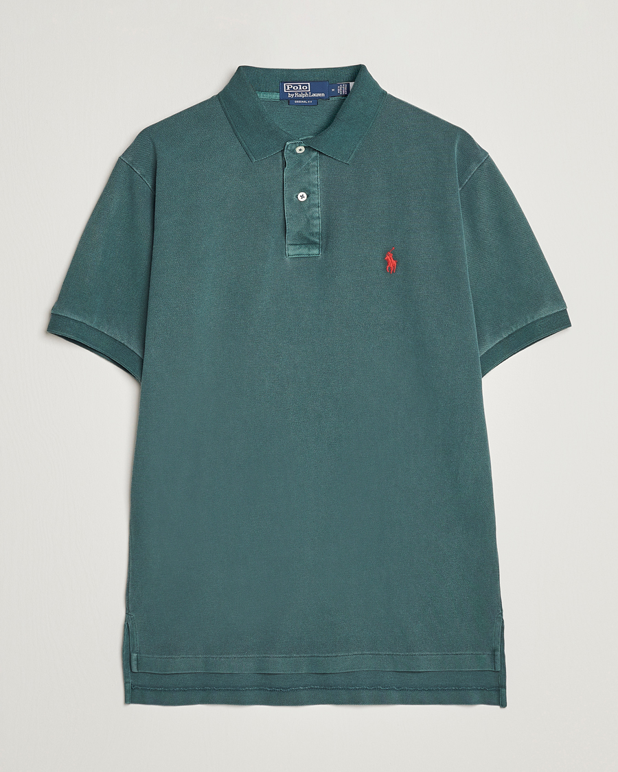 Homme | Polos | Polo Ralph Lauren | Heritage Mesh Polo Forest Green
