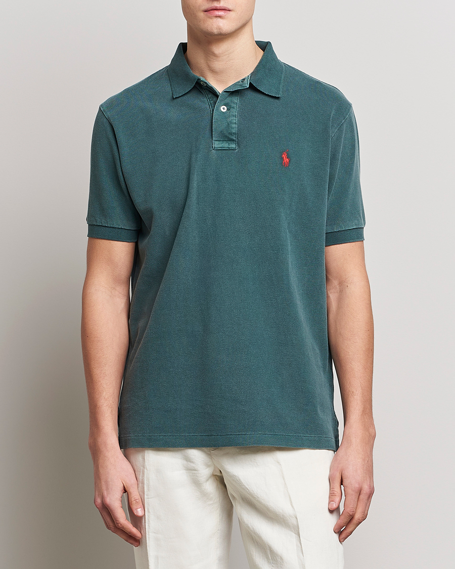 Homme | Polos | Polo Ralph Lauren | Heritage Mesh Polo Forest Green