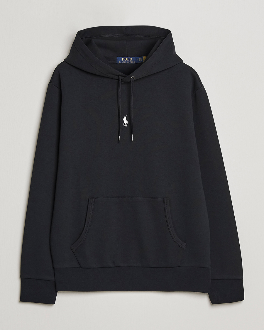 Homme | Pulls Et Tricots | Polo Ralph Lauren | Double Knit Center Logo Hoodie Black