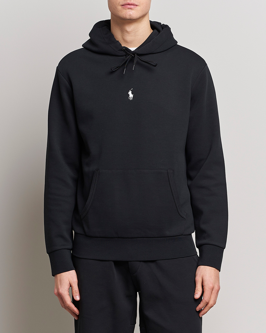 Homme | Pulls Et Tricots | Polo Ralph Lauren | Double Knit Center Logo Hoodie Black