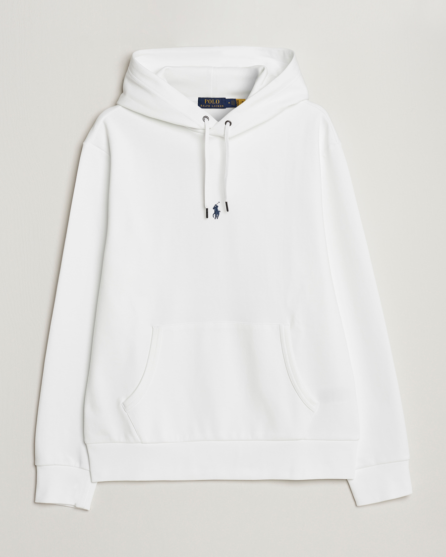 Homme | Pulls Et Tricots | Polo Ralph Lauren | Double Knit Center Logo Hoodie White