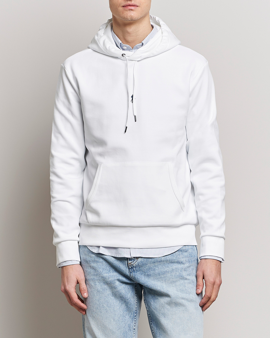 Homme | Pulls Et Tricots | Polo Ralph Lauren | Double Knit Center Logo Hoodie White