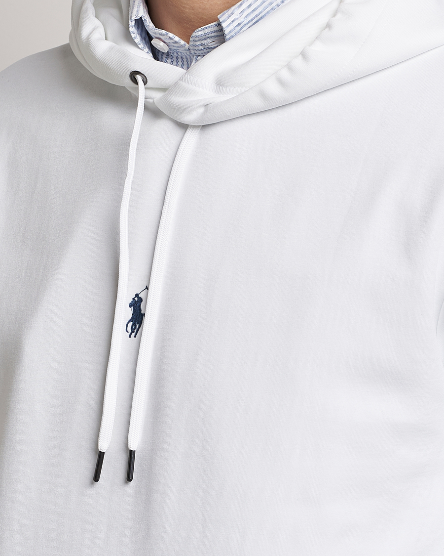 Homme | Pulls Et Tricots | Polo Ralph Lauren | Double Knit Center Logo Hoodie White
