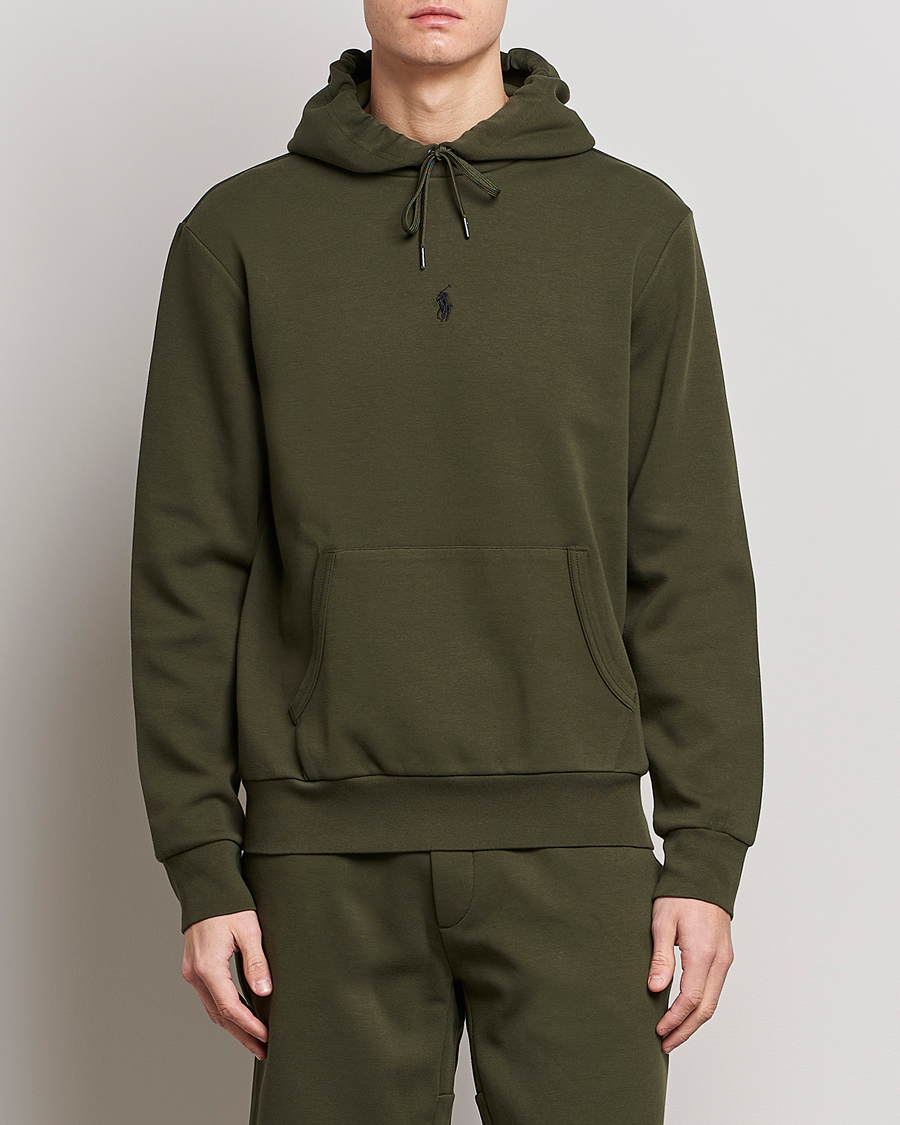 Homme | Pulls Et Tricots | Polo Ralph Lauren | Double Knit Center Logo Hoodie Company Olive
