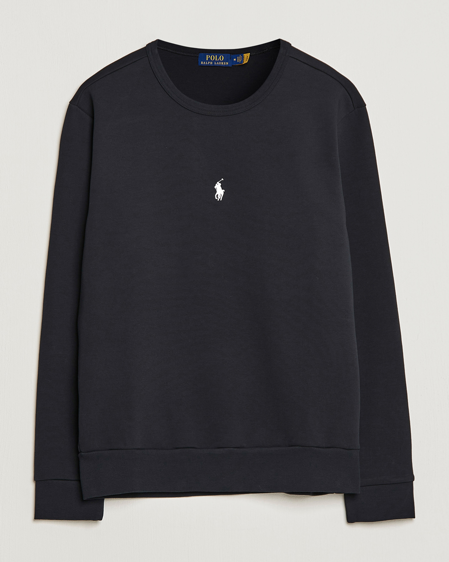 Homme | Pulls Et Tricots | Polo Ralph Lauren | Double Knit Center Logo Sweatshirt Black