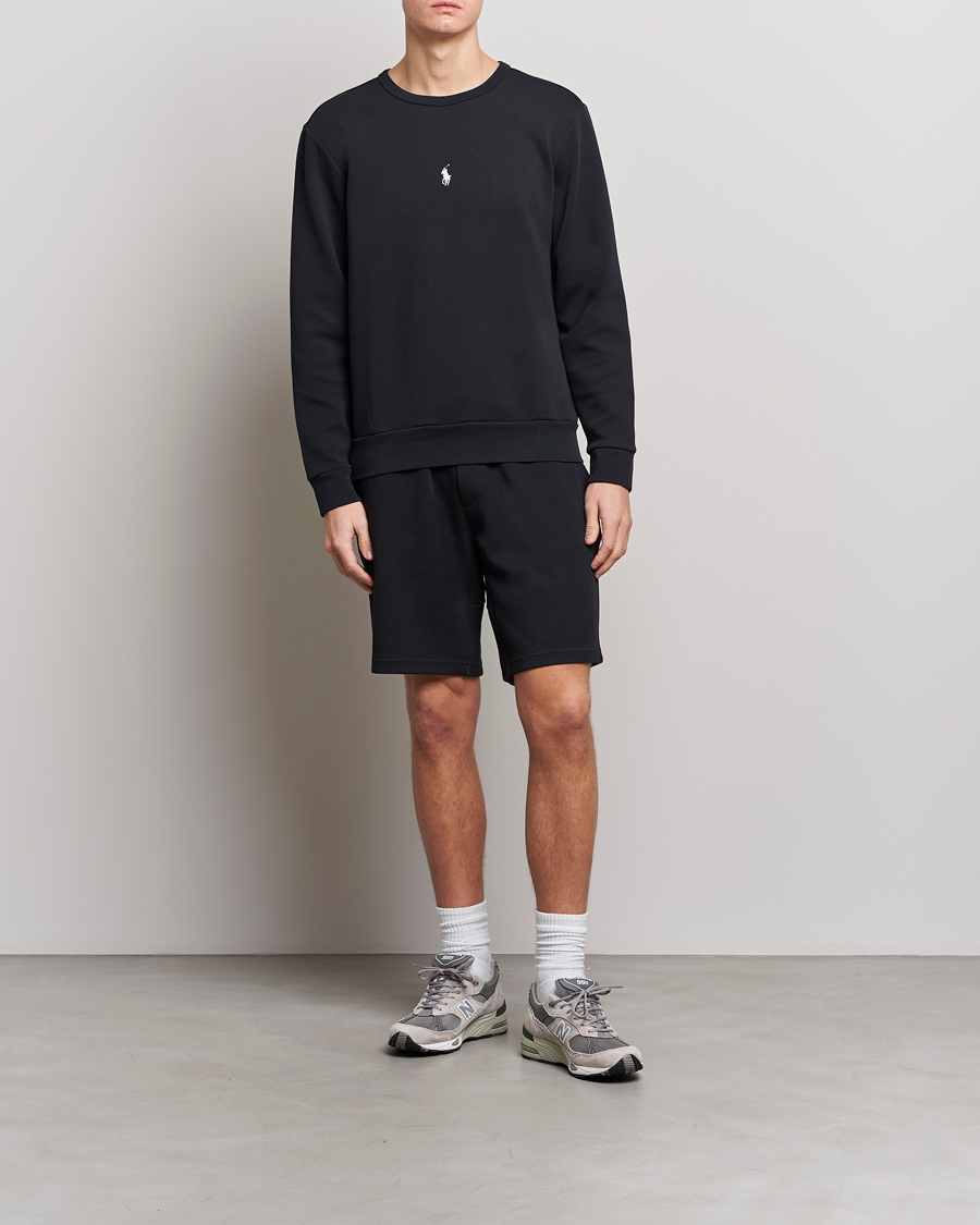 Homme | Pulls Et Tricots | Polo Ralph Lauren | Double Knit Center Logo Sweatshirt Black