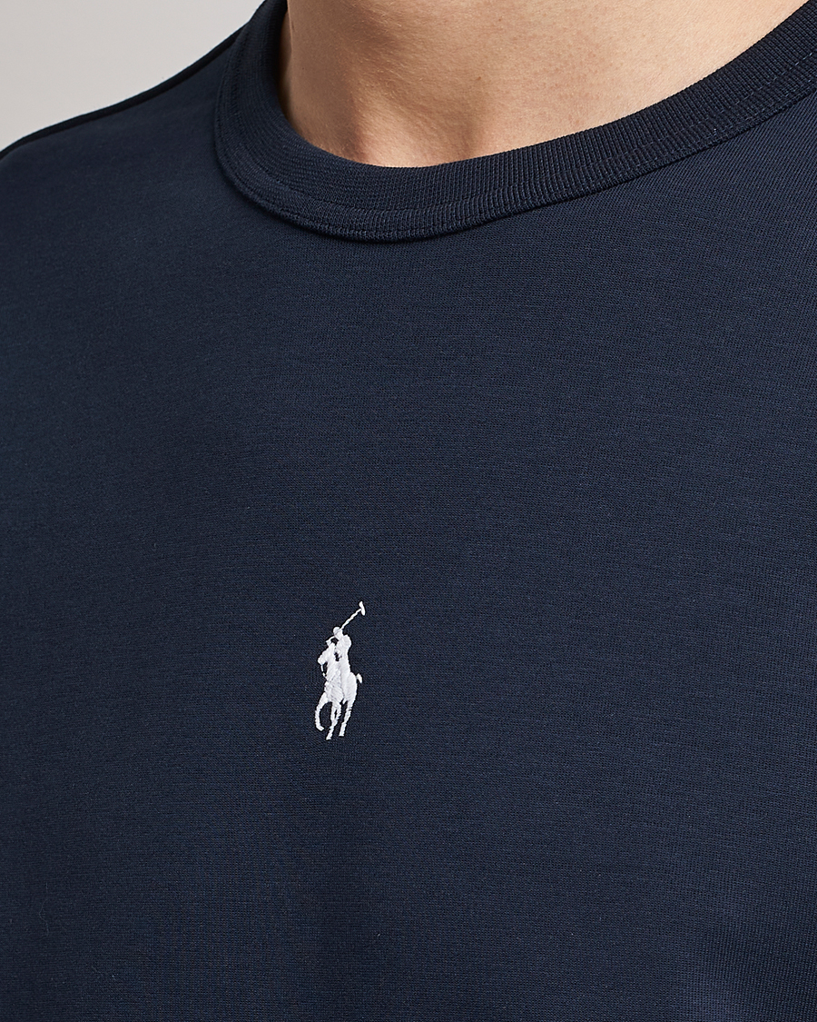 Homme | Pulls Et Tricots | Polo Ralph Lauren | Double Knit Center Logo Sweatshirt Aviator Navy