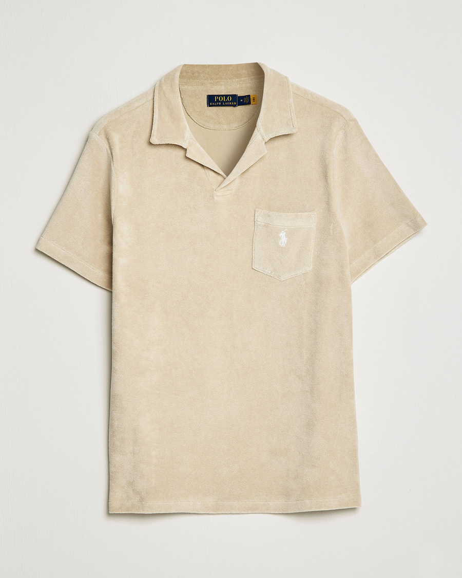 Homme | Polos | Polo Ralph Lauren | Cotton Terry Polo Spring Beige