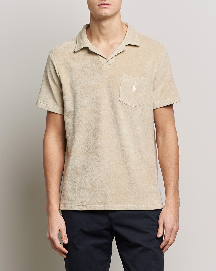 Homme | Polos | Polo Ralph Lauren | Cotton Terry Polo Spring Beige