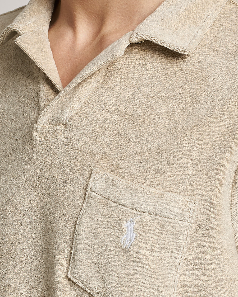 Homme | Polos | Polo Ralph Lauren | Cotton Terry Polo Spring Beige