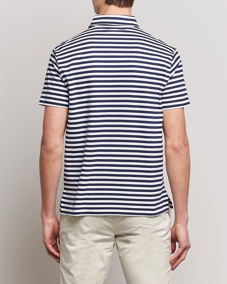 Homme | Polos | Polo Ralph Lauren | Pima Cotton Striped Polo Navy/White