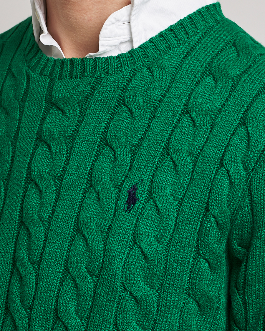 Homme | Pulls Et Tricots | Polo Ralph Lauren | Cotton Cable Pullover Athletic Green
