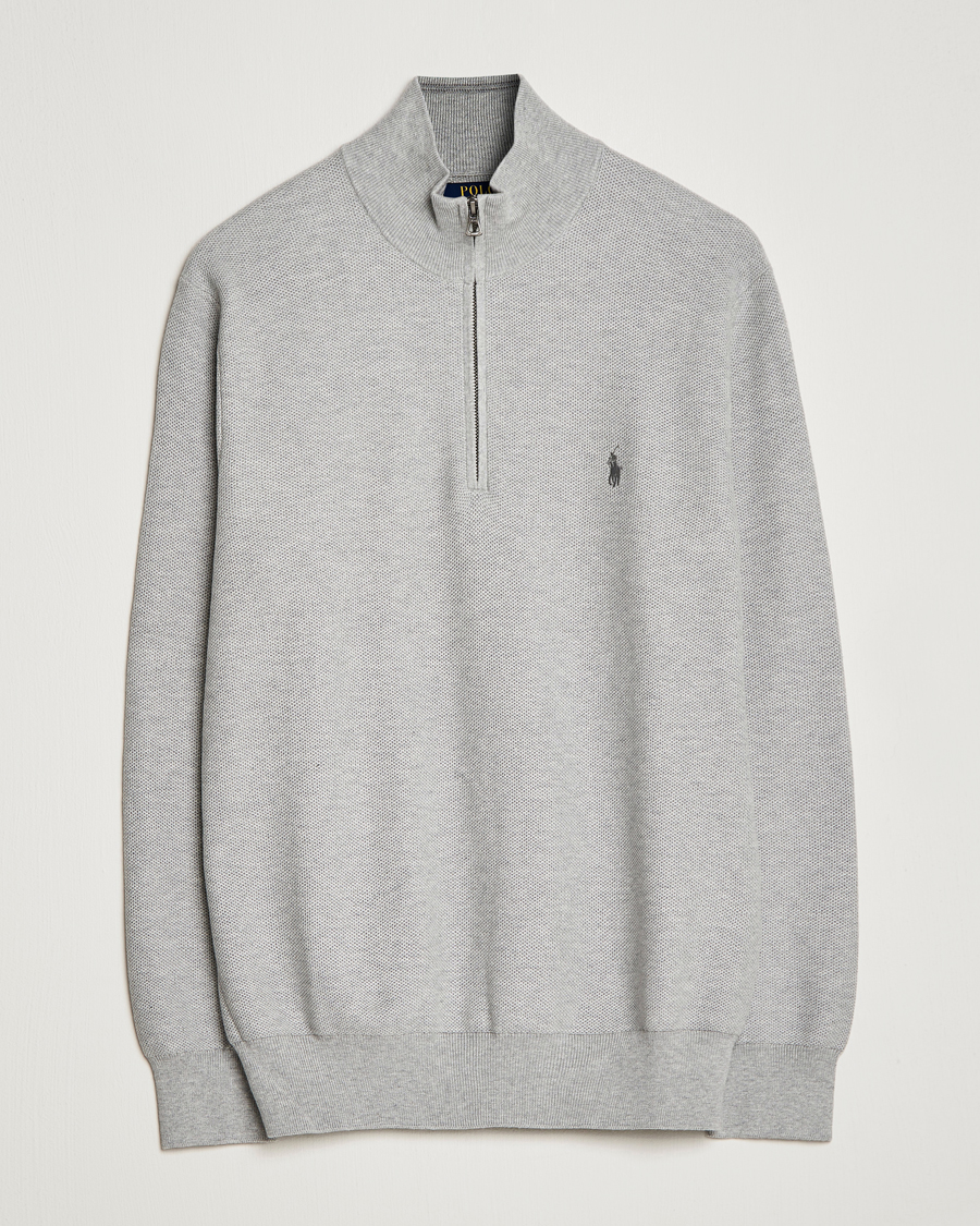 Homme | Pulls Et Tricots | Polo Ralph Lauren | Textured Half-Zip Andover Heather