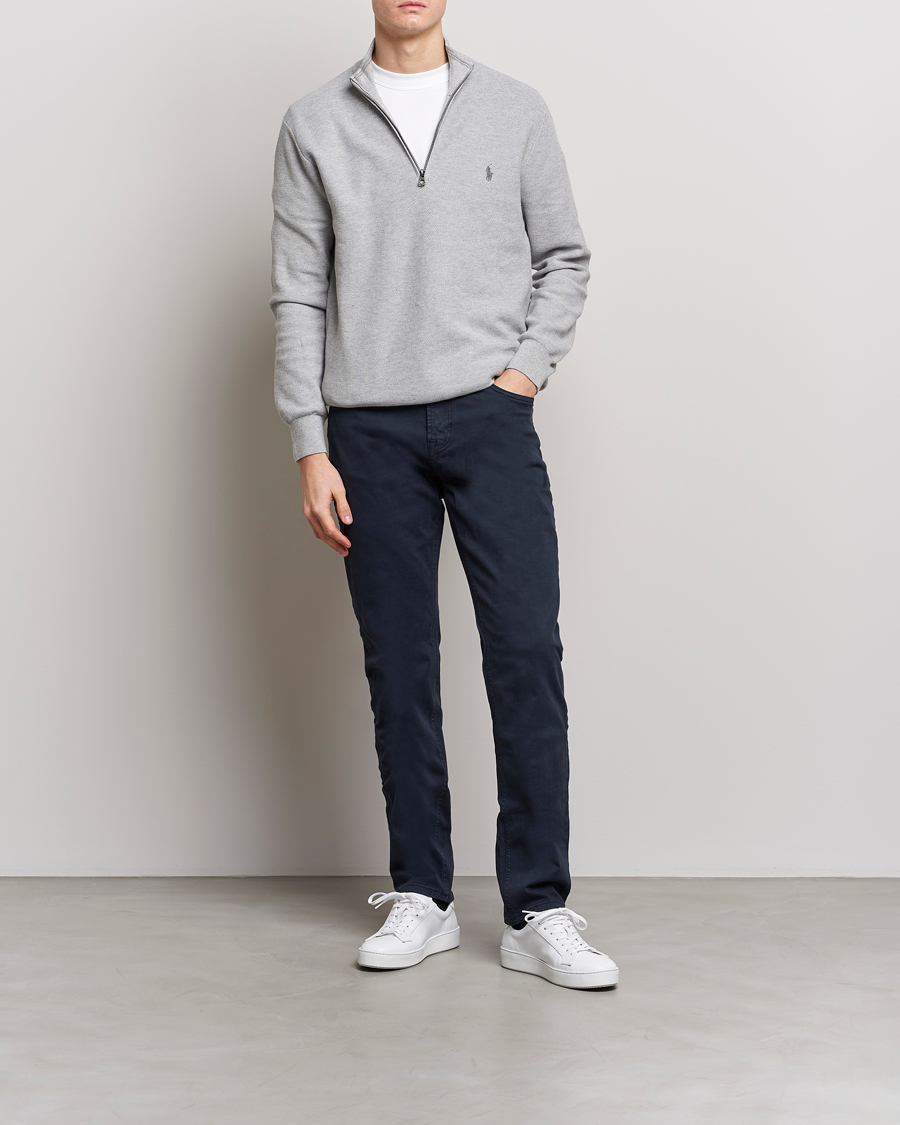 Homme | Pulls Et Tricots | Polo Ralph Lauren | Textured Half-Zip Andover Heather