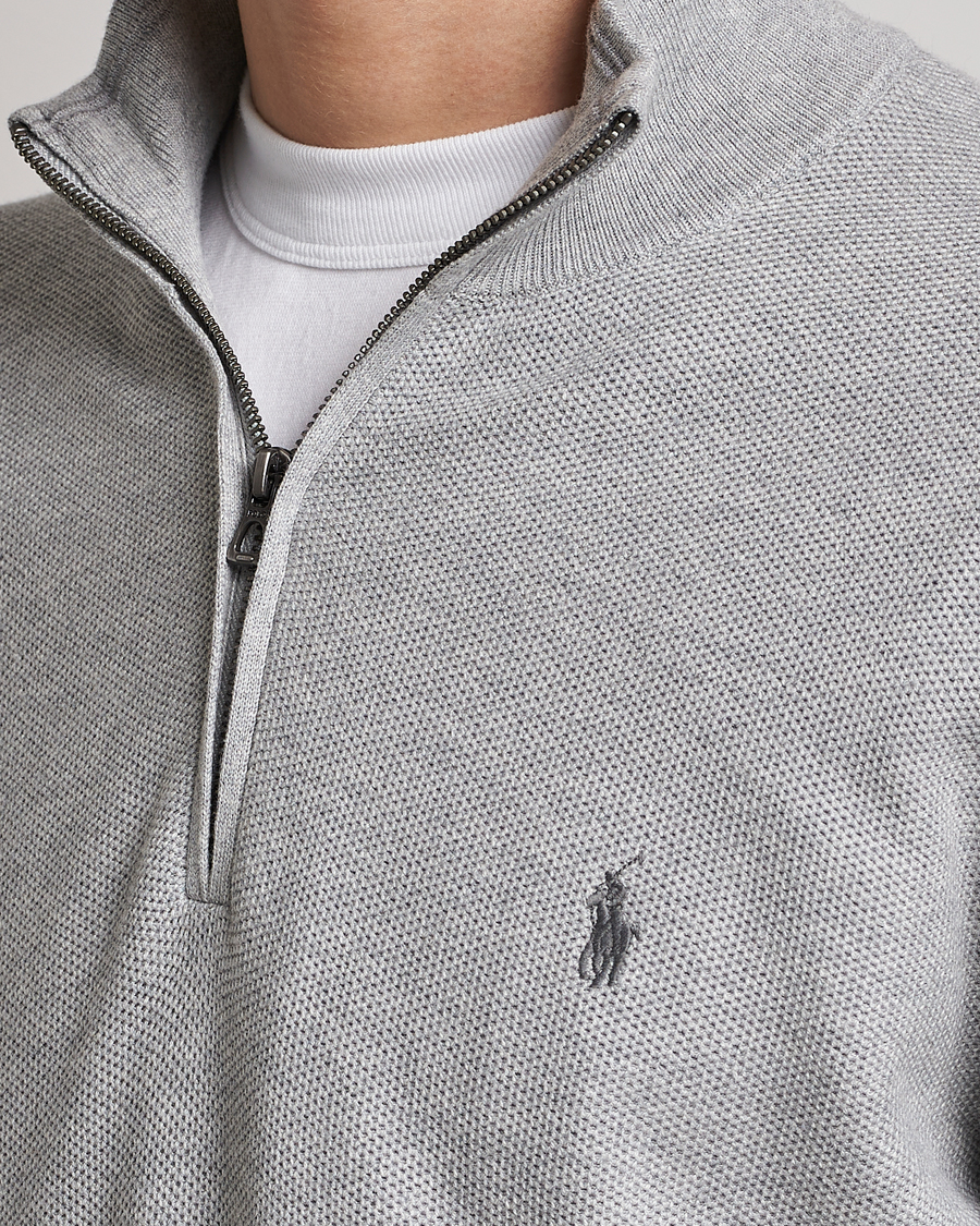 Homme | Pulls Et Tricots | Polo Ralph Lauren | Textured Half-Zip Andover Heather