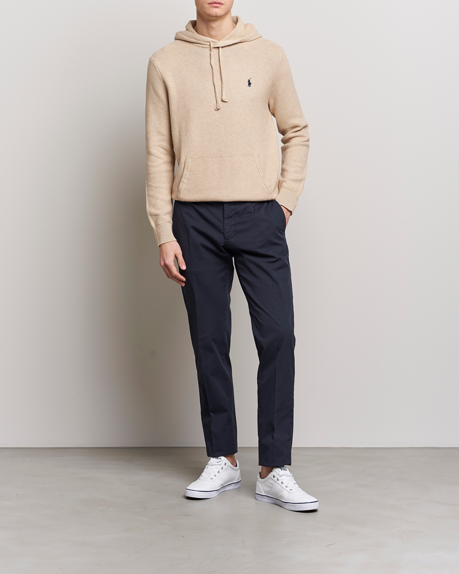 Homme | Pulls Et Tricots | Polo Ralph Lauren | Cotton Cable Hoodie Sand Dune Heather