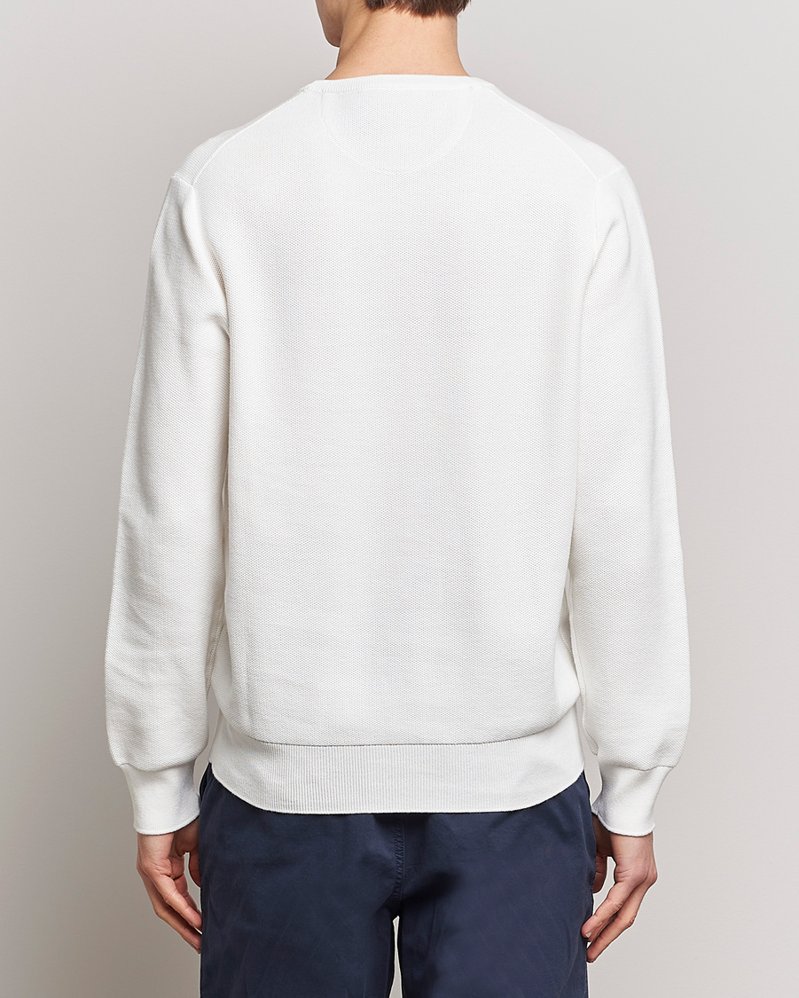 Homme | Pulls Et Tricots | Polo Ralph Lauren | Textured Crew Neck Sweater Deckwash White