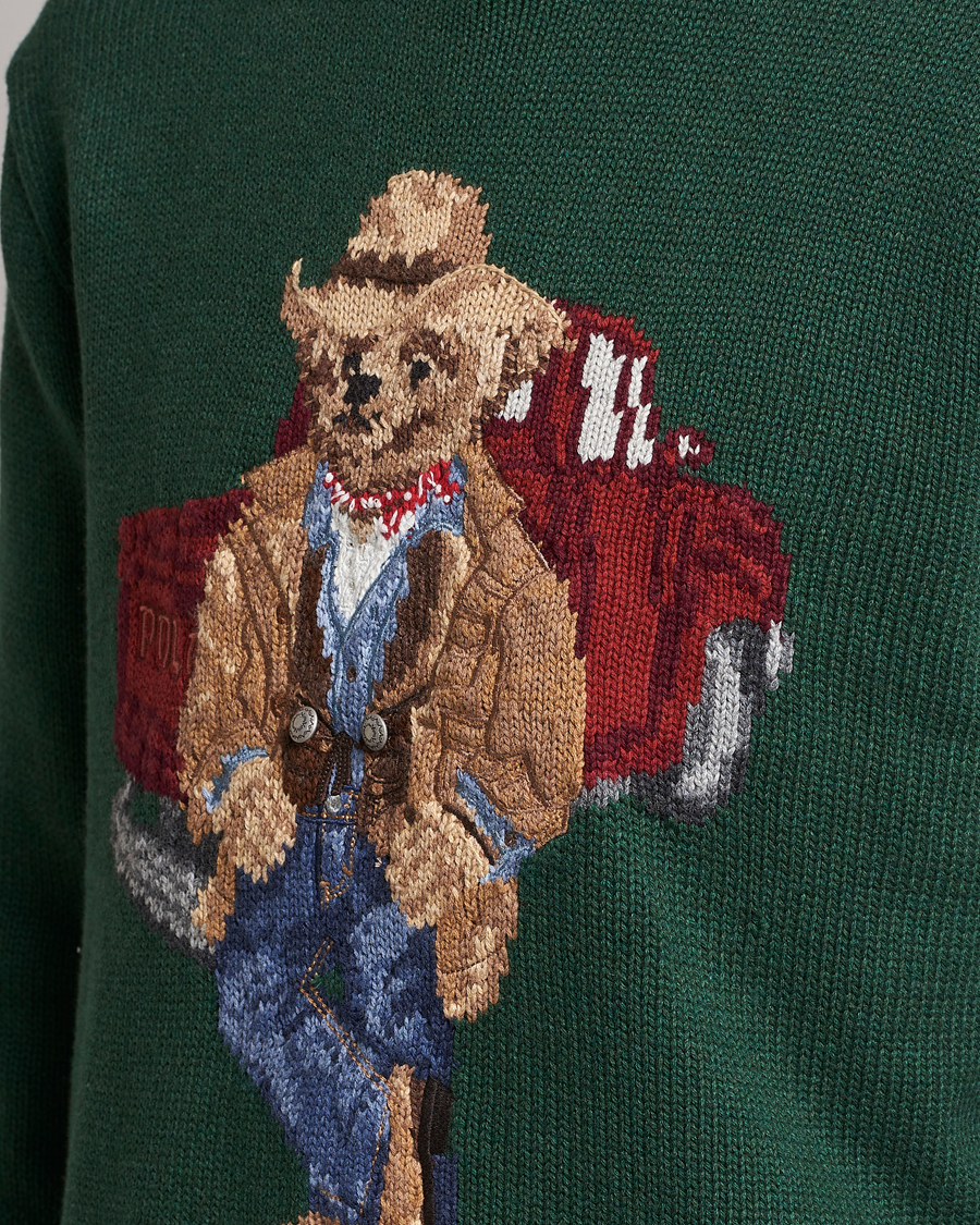 Homme | Pulls Et Tricots | Polo Ralph Lauren | Knitted Crew Neck Bear Sweater New Forest Heather