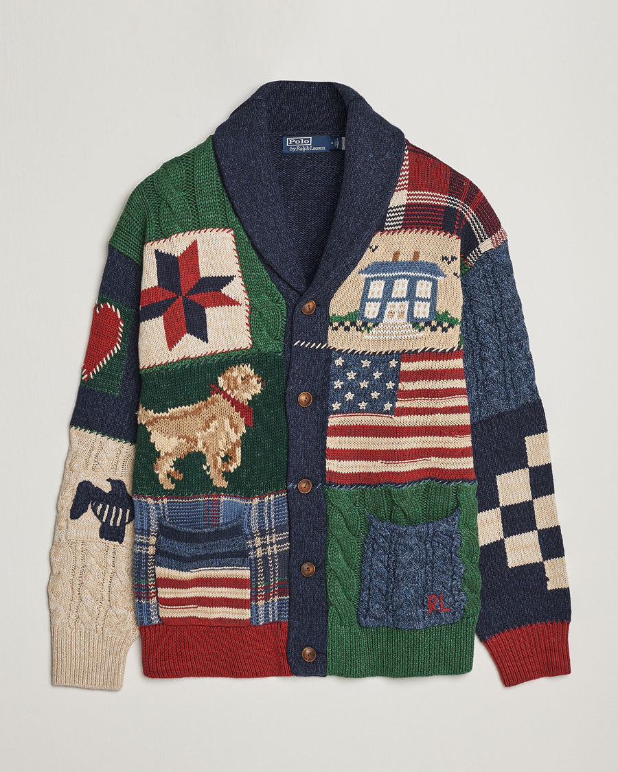 Homme | Pulls Et Tricots | Polo Ralph Lauren | Cotton Blend Shawl Collar Cardigan Multi
