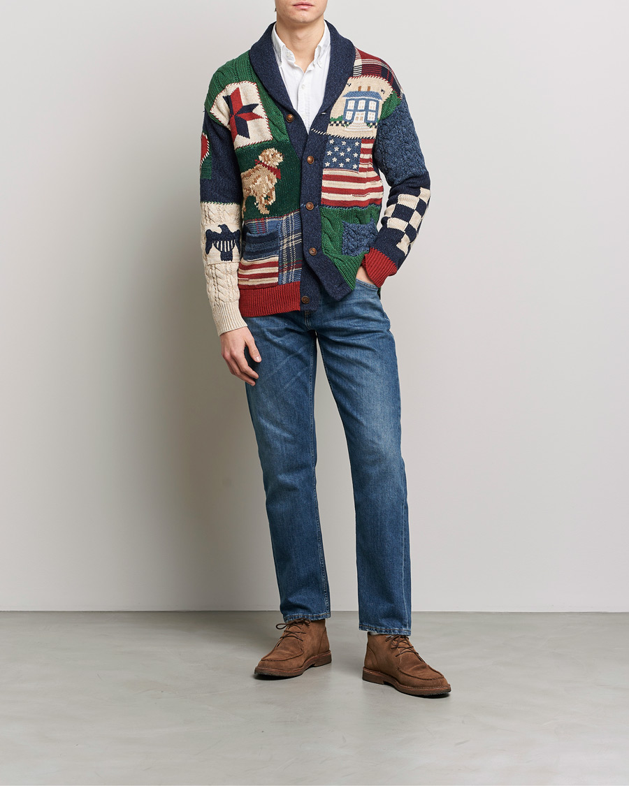 Homme | Pulls Et Tricots | Polo Ralph Lauren | Cotton Blend Shawl Collar Cardigan Multi