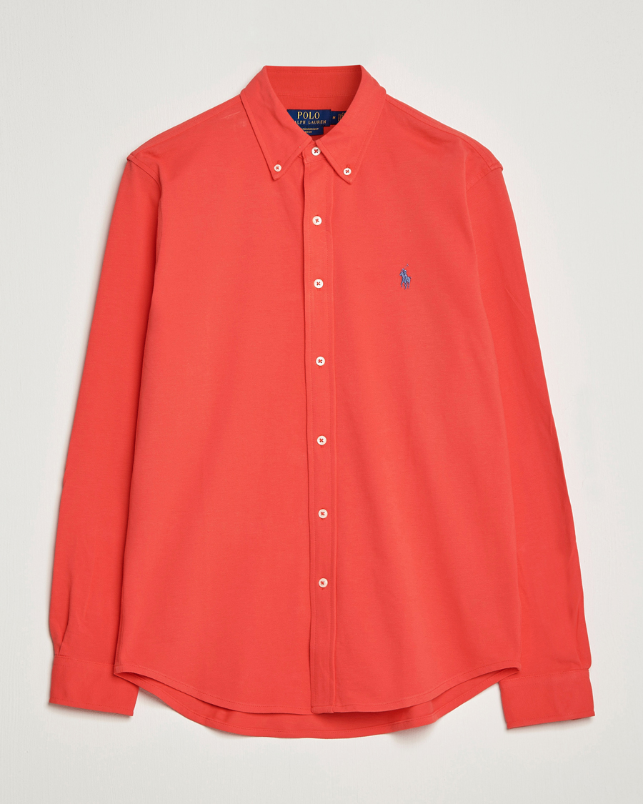 Homme | Chemises | Polo Ralph Lauren | Featherweight Mesh Shirt Red Reef