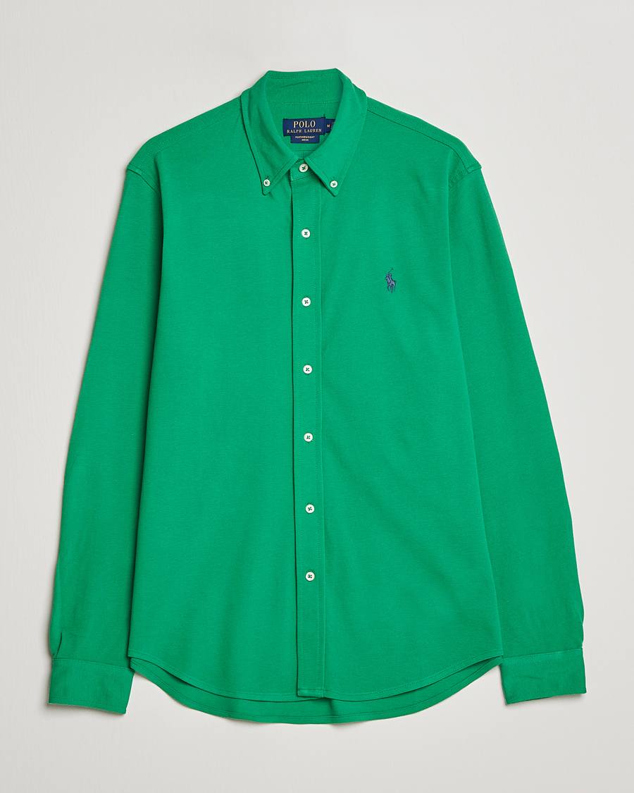 Homme | Chemises | Polo Ralph Lauren | Featherweight Mesh Shirt Optic Green