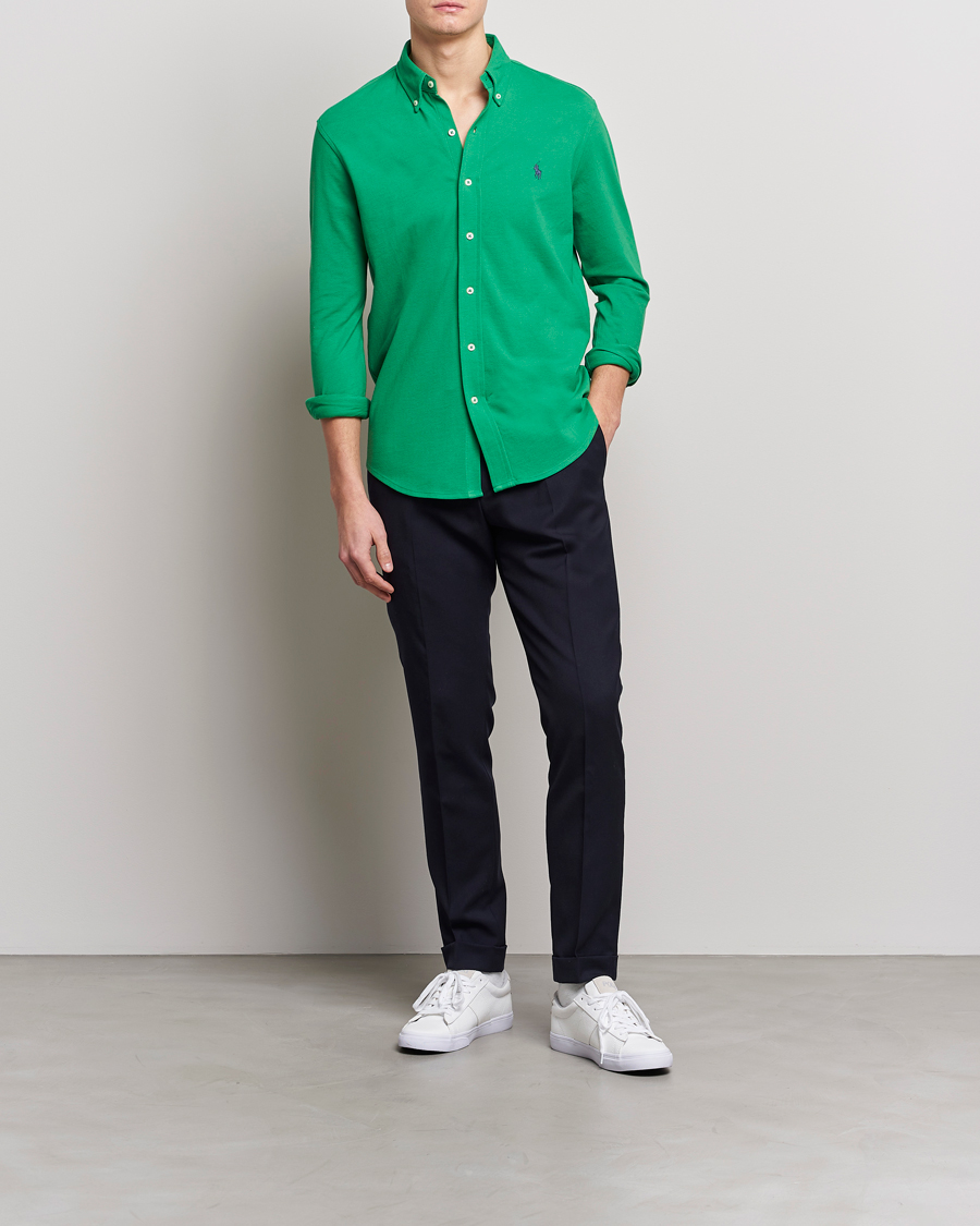 Homme | Chemises | Polo Ralph Lauren | Featherweight Mesh Shirt Optic Green