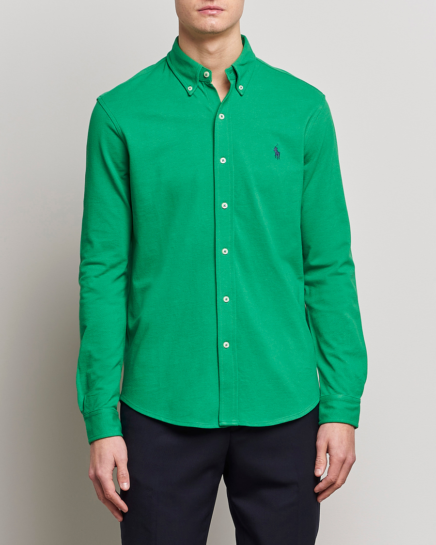Homme | Chemises | Polo Ralph Lauren | Featherweight Mesh Shirt Optic Green