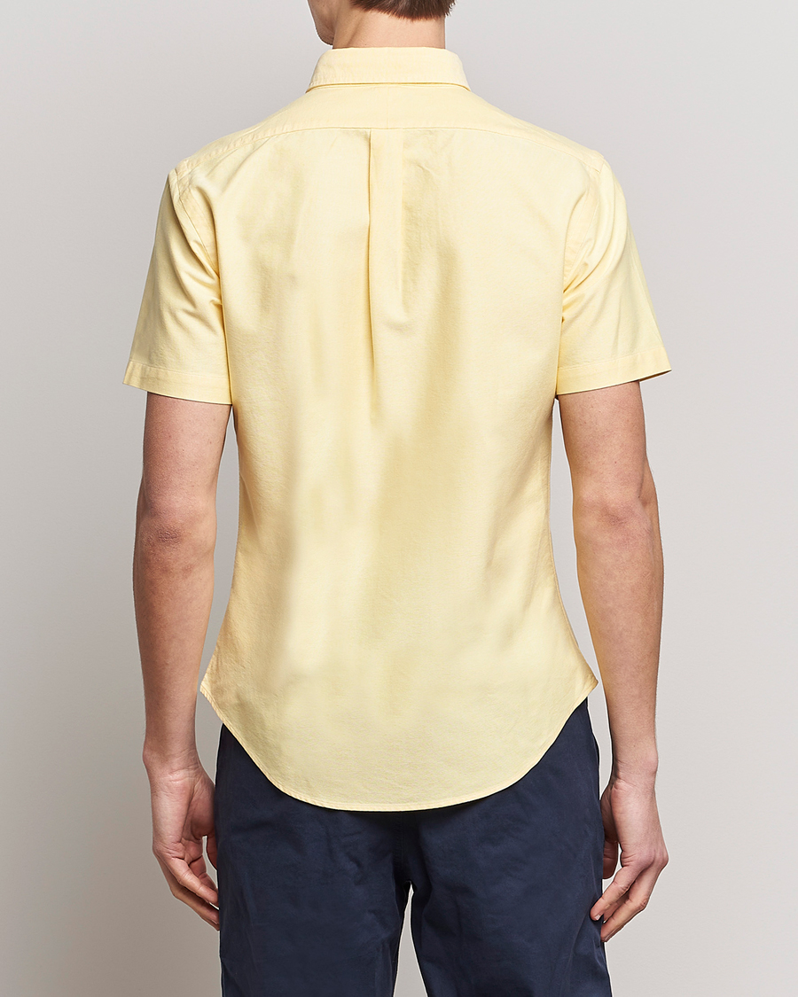 Homme | Chemises | Polo Ralph Lauren | Slim Fit Oxford Short Sleeve Shirt Yellow