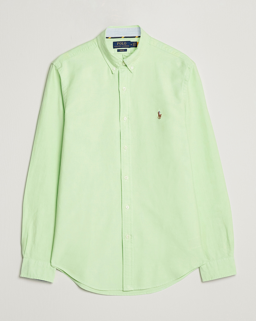Homme | Chemises | Polo Ralph Lauren | Slim Fit Oxford Button Down Shirt Oasis Green