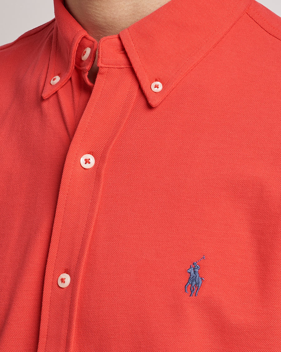 Homme | Chemises | Polo Ralph Lauren | Featherweight Mesh Short Sleeve Shirt Red Reef
