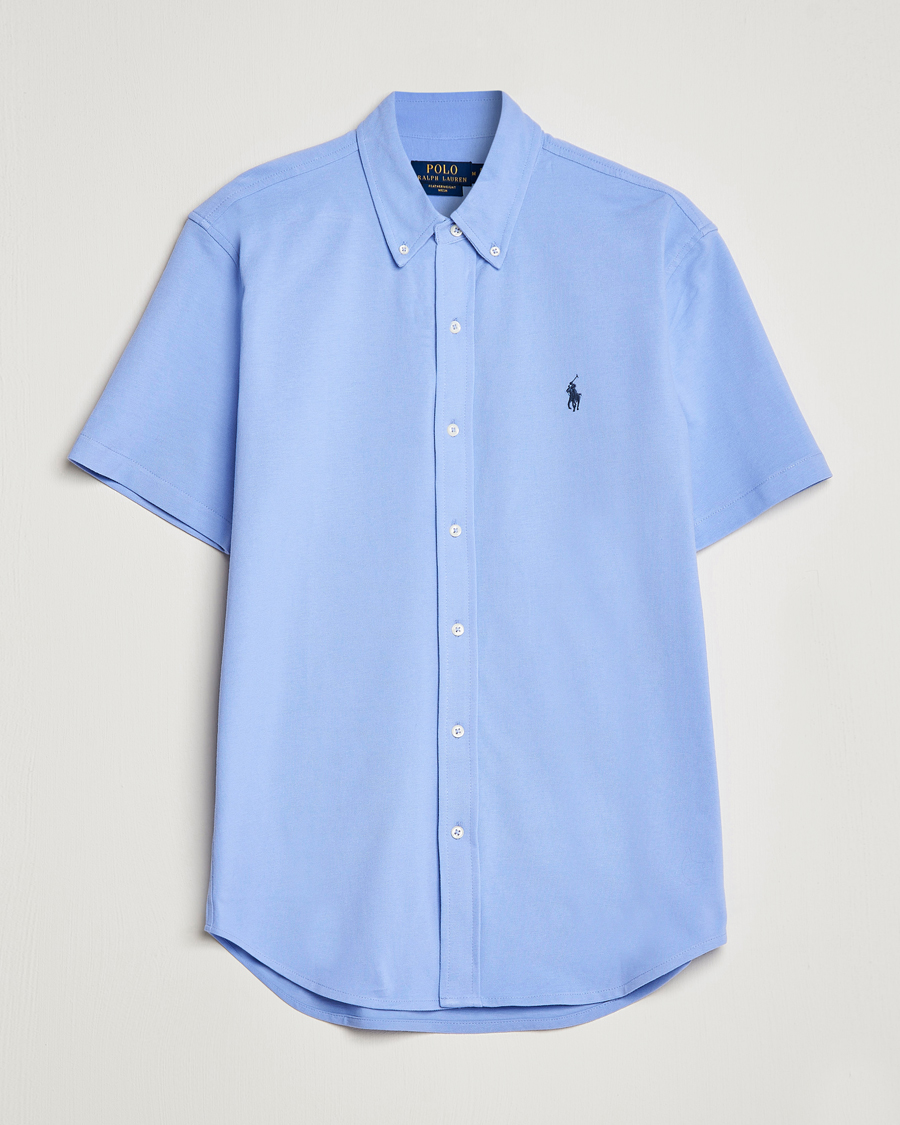 Homme | Chemises | Polo Ralph Lauren | Featherweight Mesh Short Sleeve Shirt Lafayette Blue