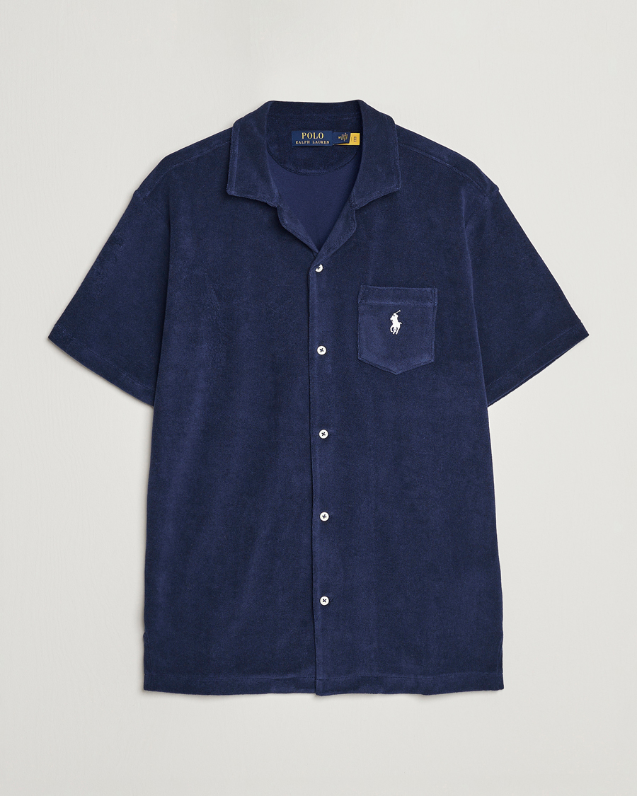 Homme | Chemises | Polo Ralph Lauren | Cotton Terry Short Sleeve Newport Navy