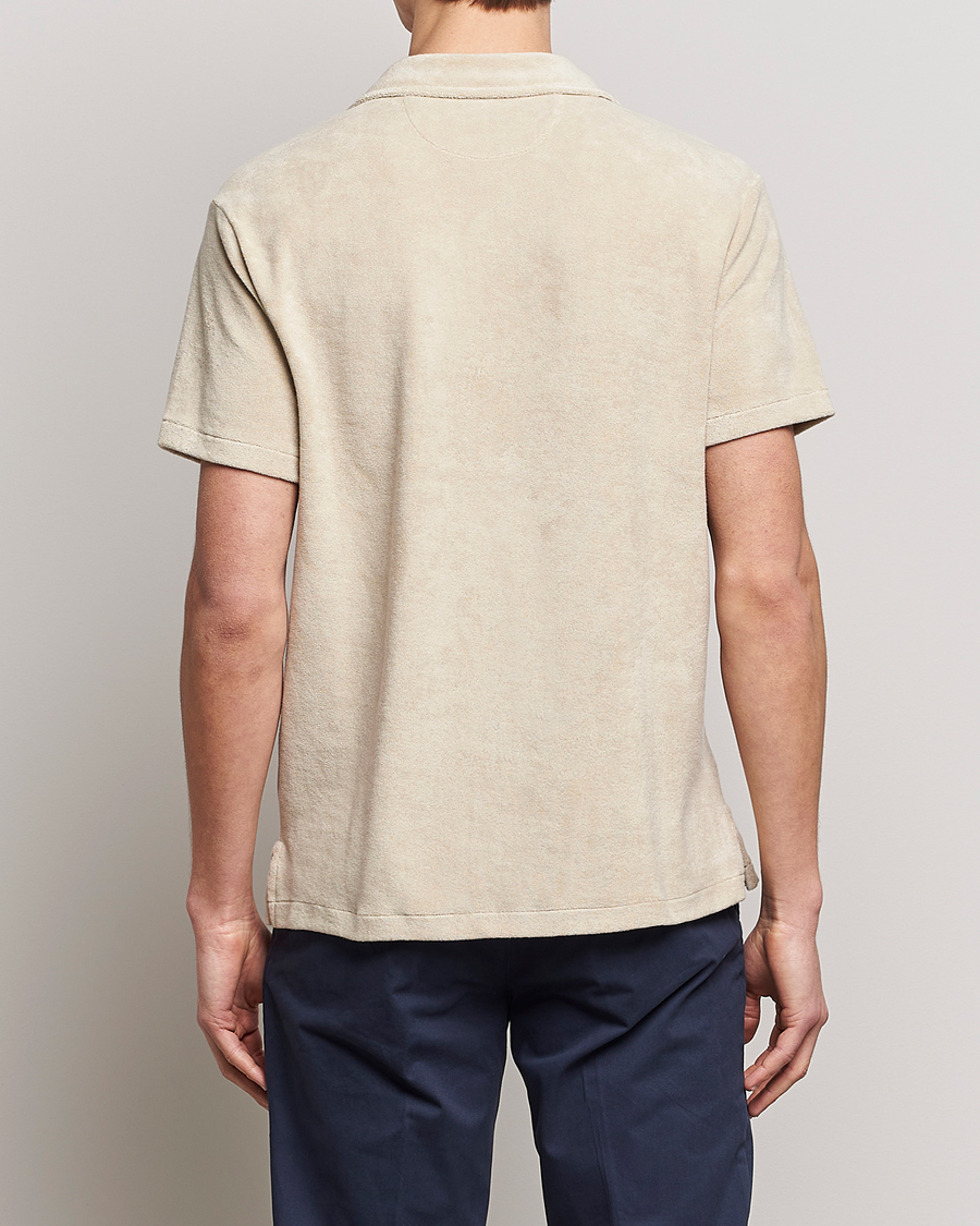 Homme | Chemises | Polo Ralph Lauren | Cotton Terry Short Sleeve Shirt Spring Beige