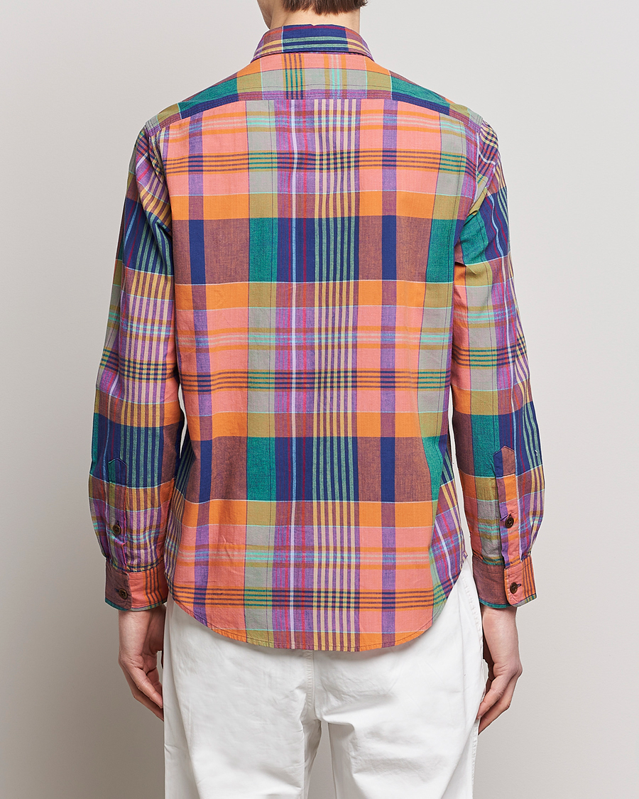 Homme | Chemises | Polo Ralph Lauren | Madras Checked Shirt Orange/Purple